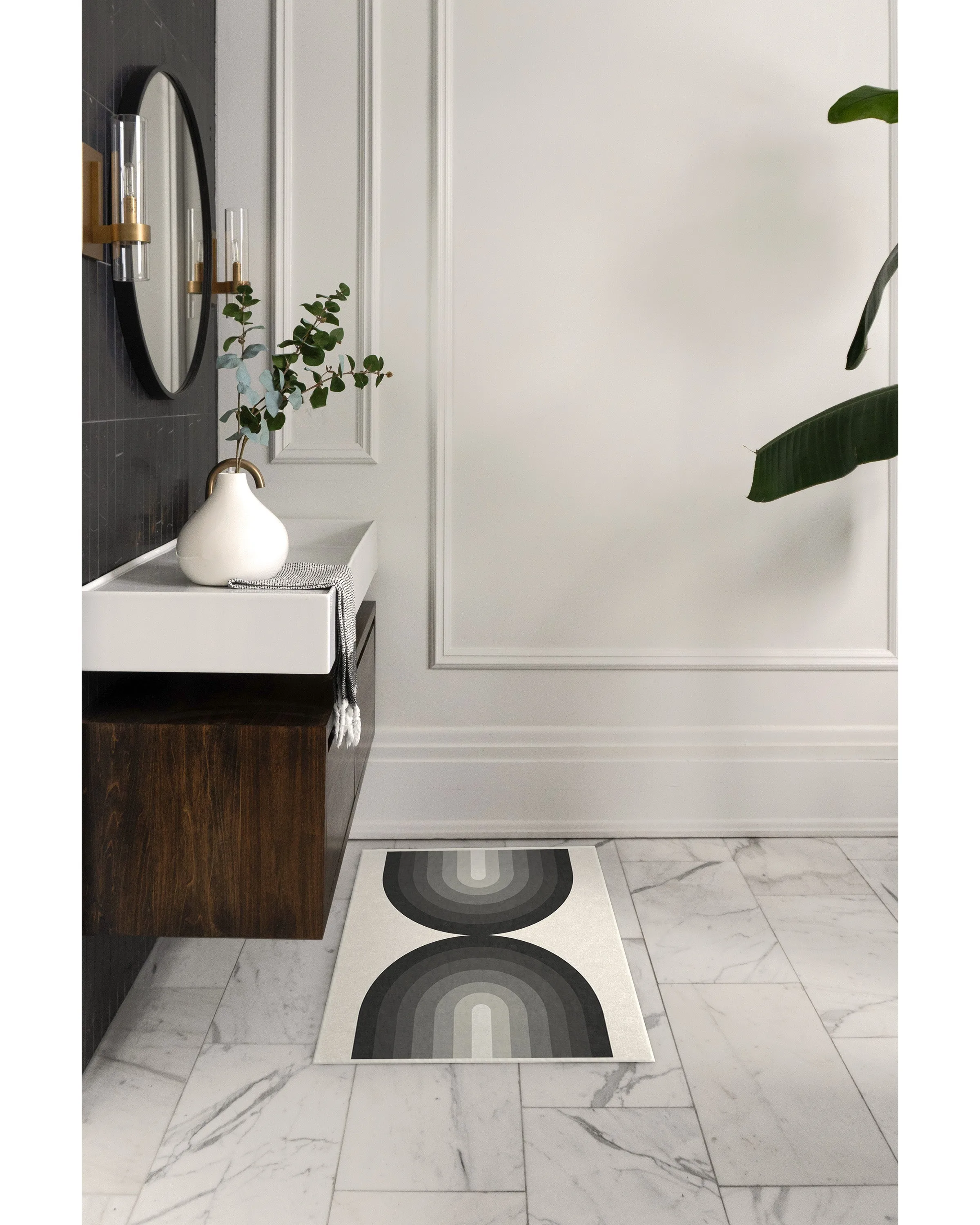 Absida Greyscale Tufted Rug