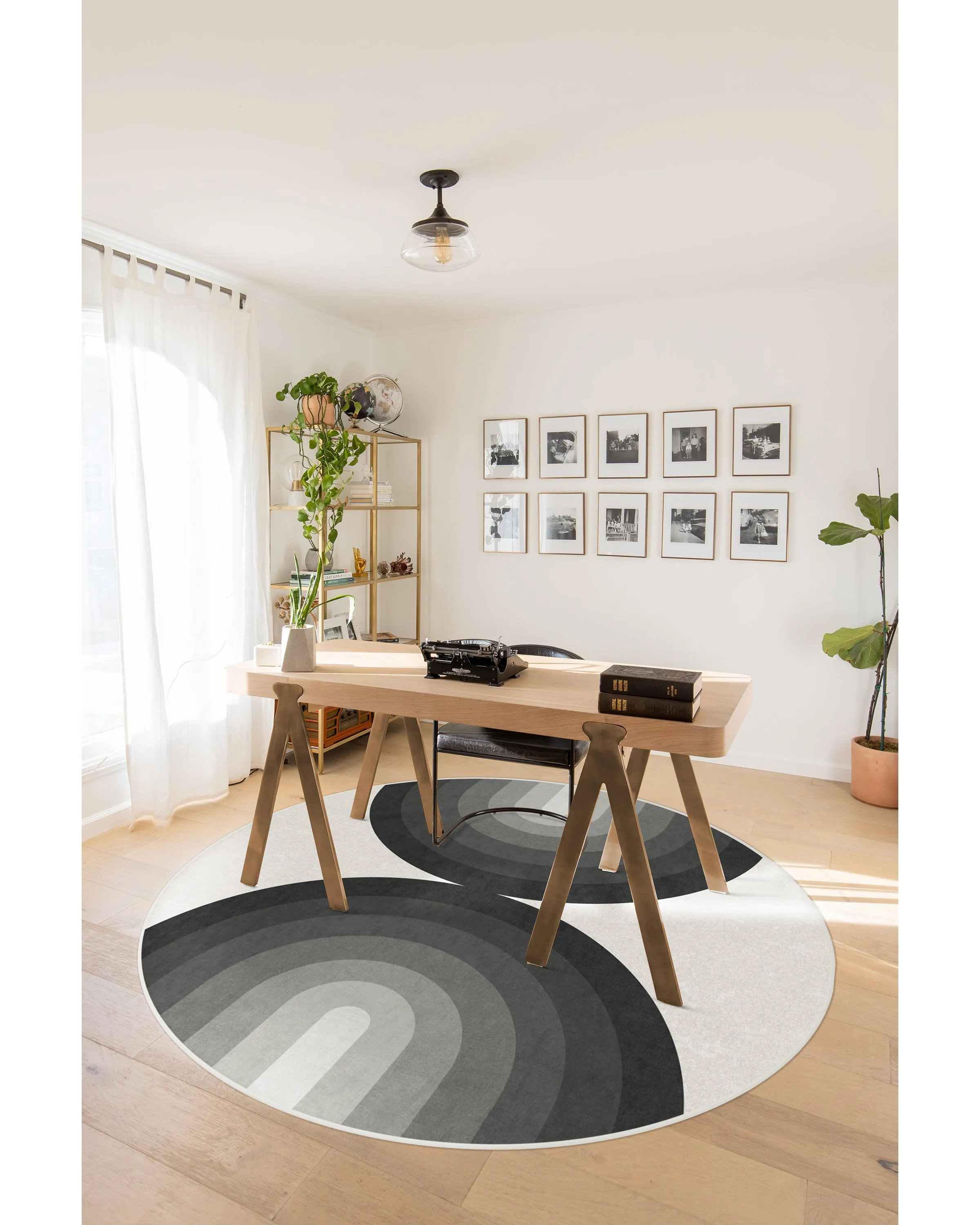 Absida Greyscale Tufted Rug