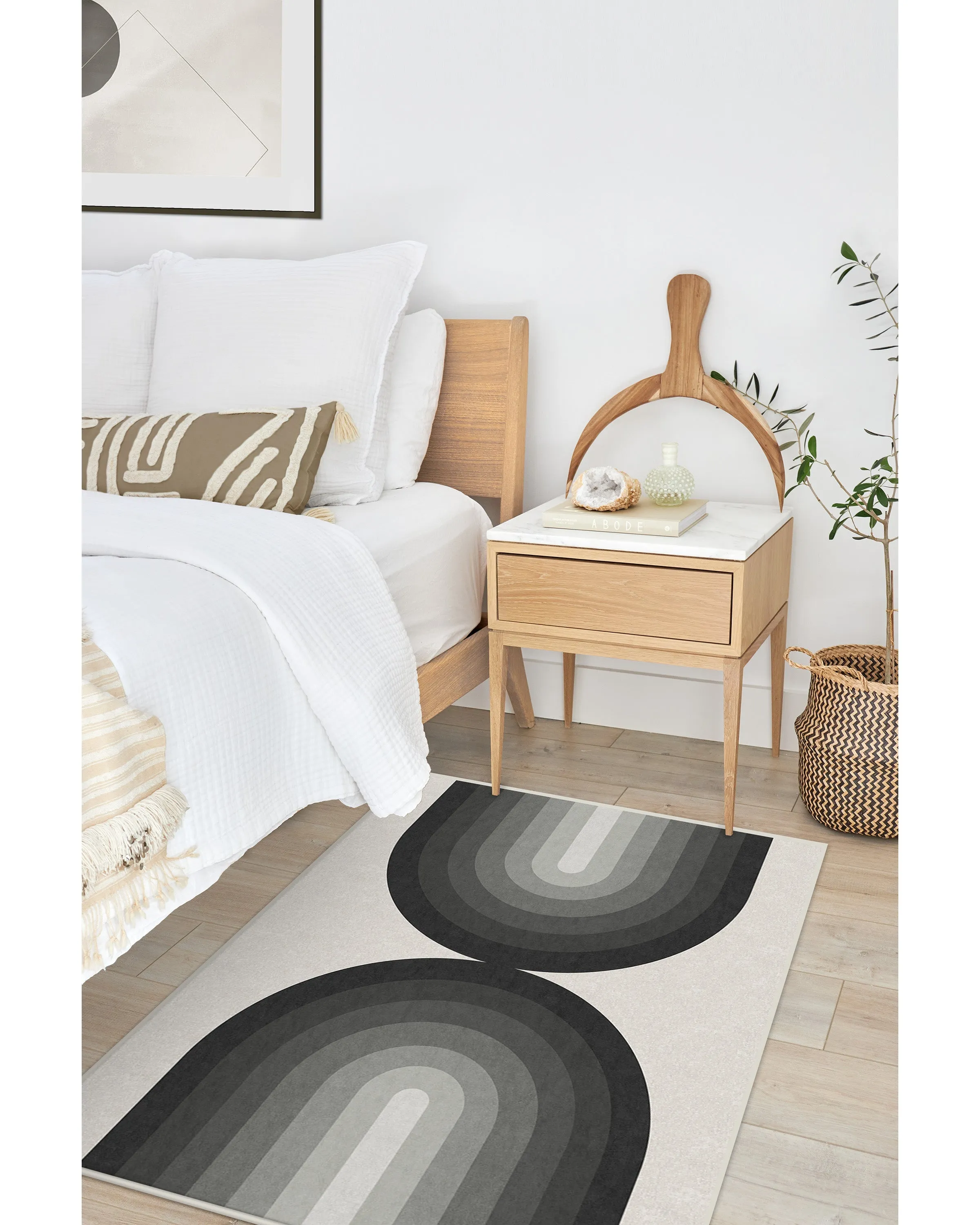 Absida Greyscale Tufted Rug