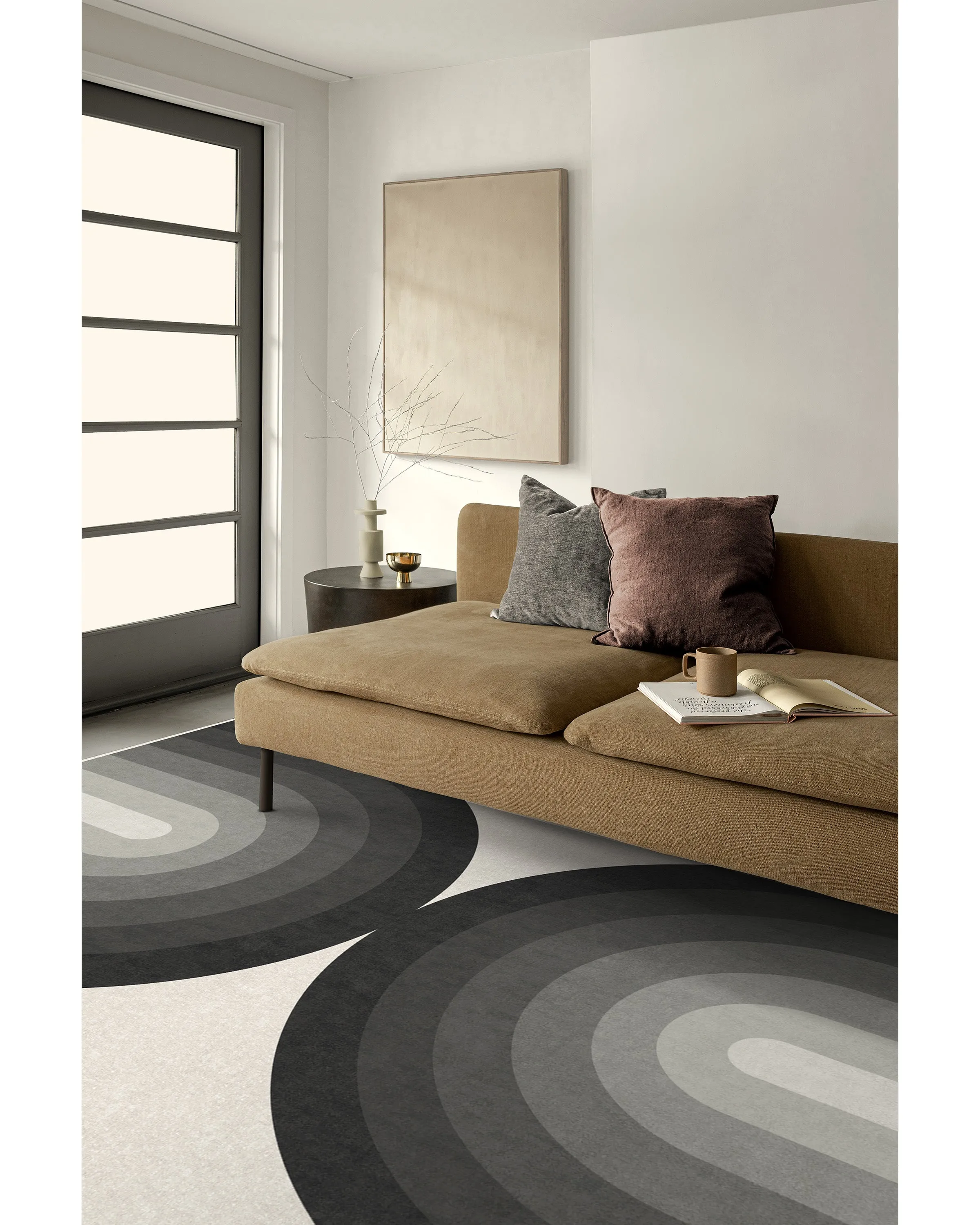 Absida Greyscale Tufted Rug