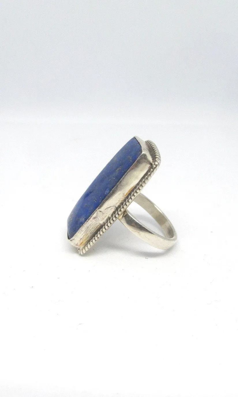 BLUE HEAVEN Chimney Butte Sterling Silver & Lapis Lazuli Ring, Size 7.5