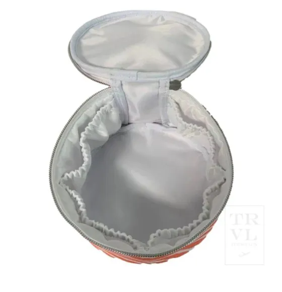 Coated Canvas Gingham Jewelry Round