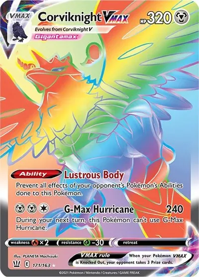 CORVIKNIGHT VMAX 171/163