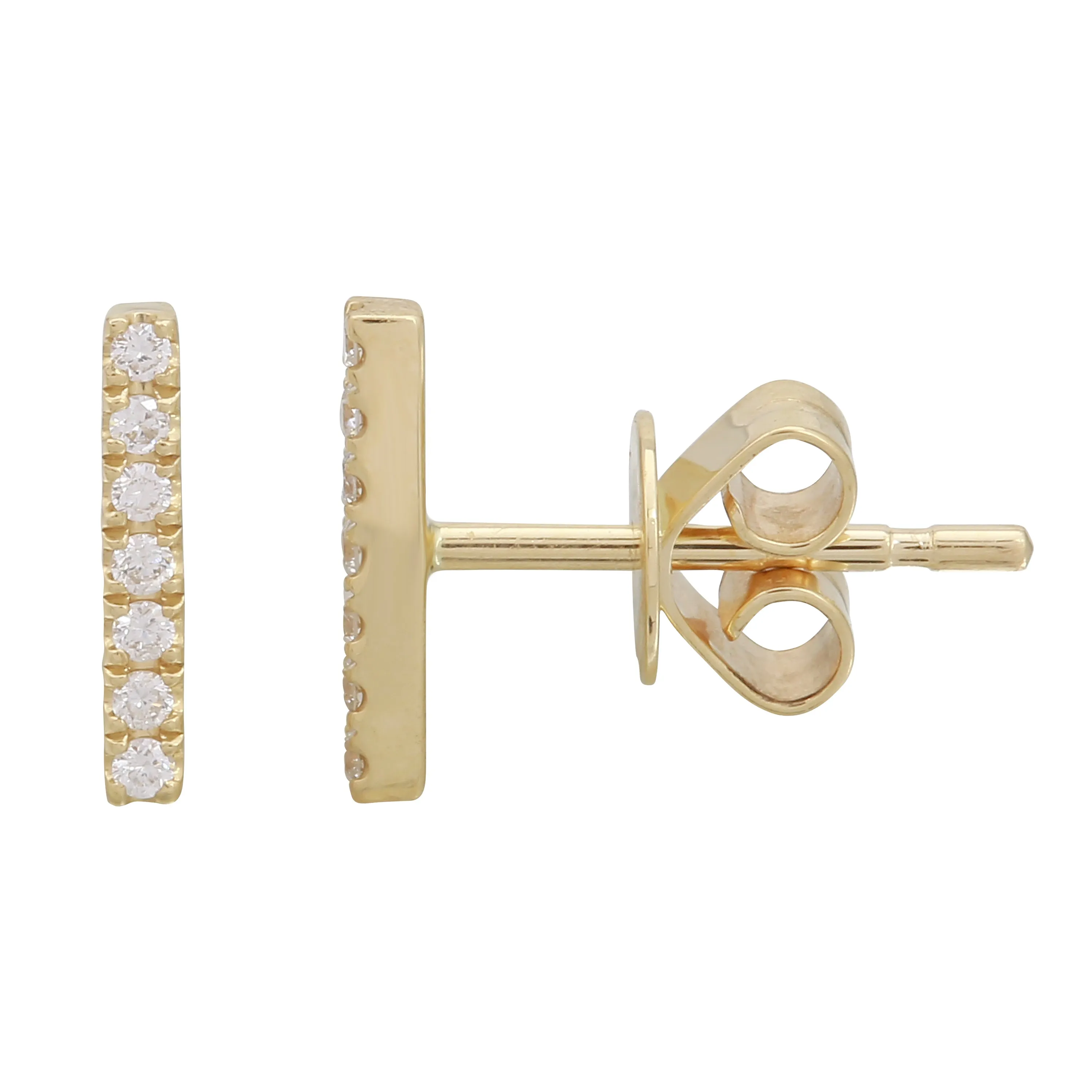 Diamond Bar Studs