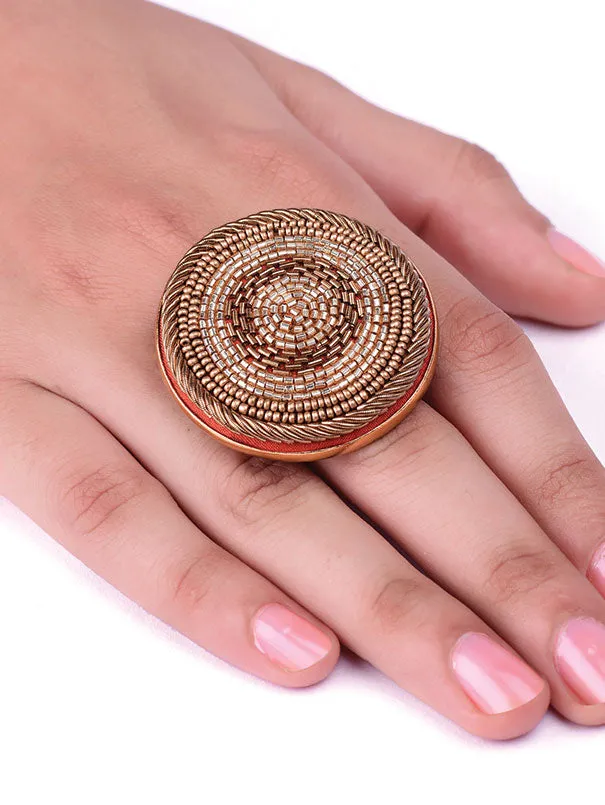 Gold Circle Noor Ring