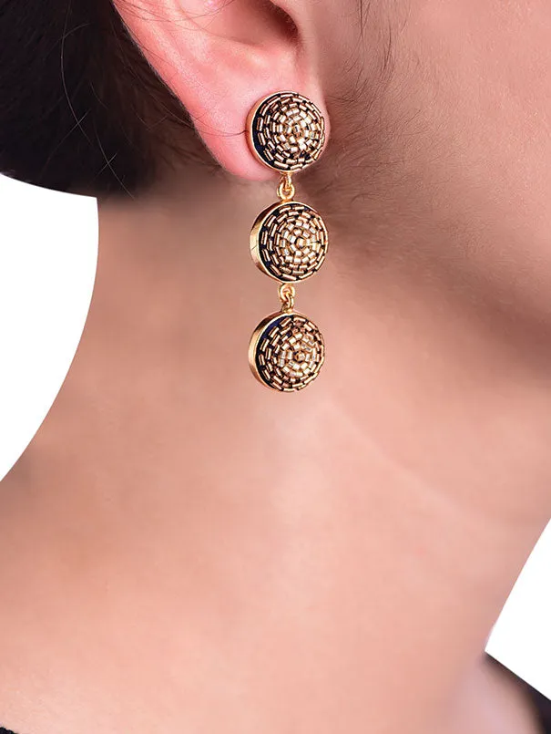 Gold Noor Dangler Earrings
