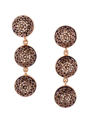 Gold Noor Dangler Earrings
