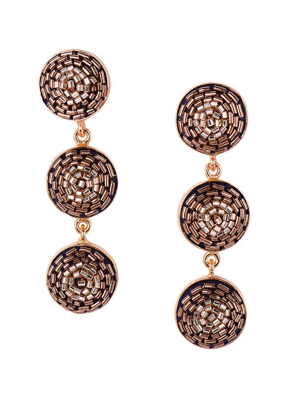 Gold Noor Dangler Earrings