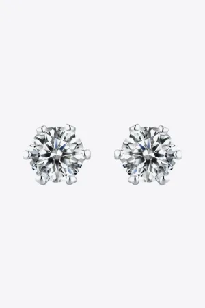 Good Days Ahead Moissanite Stud Earrings