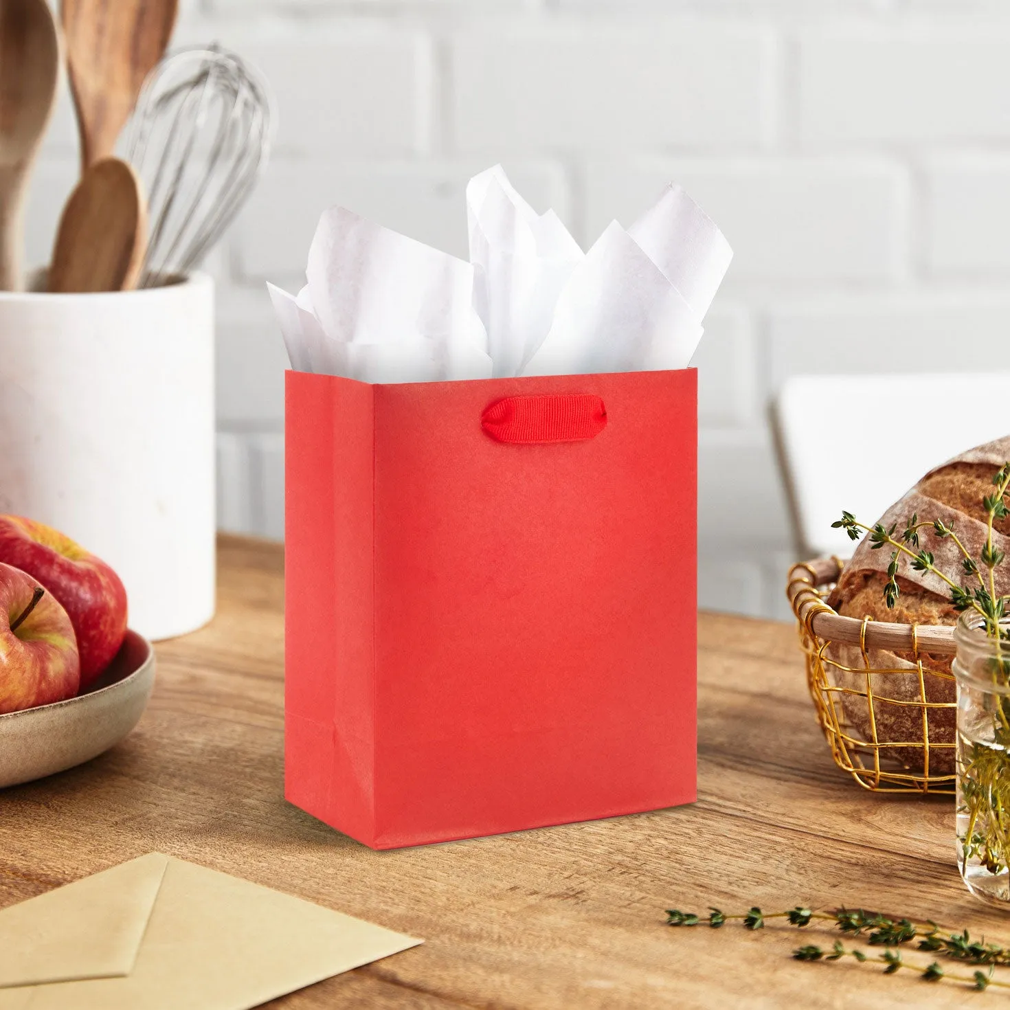 Hallmark 6.5'' Red Small Gift Bag