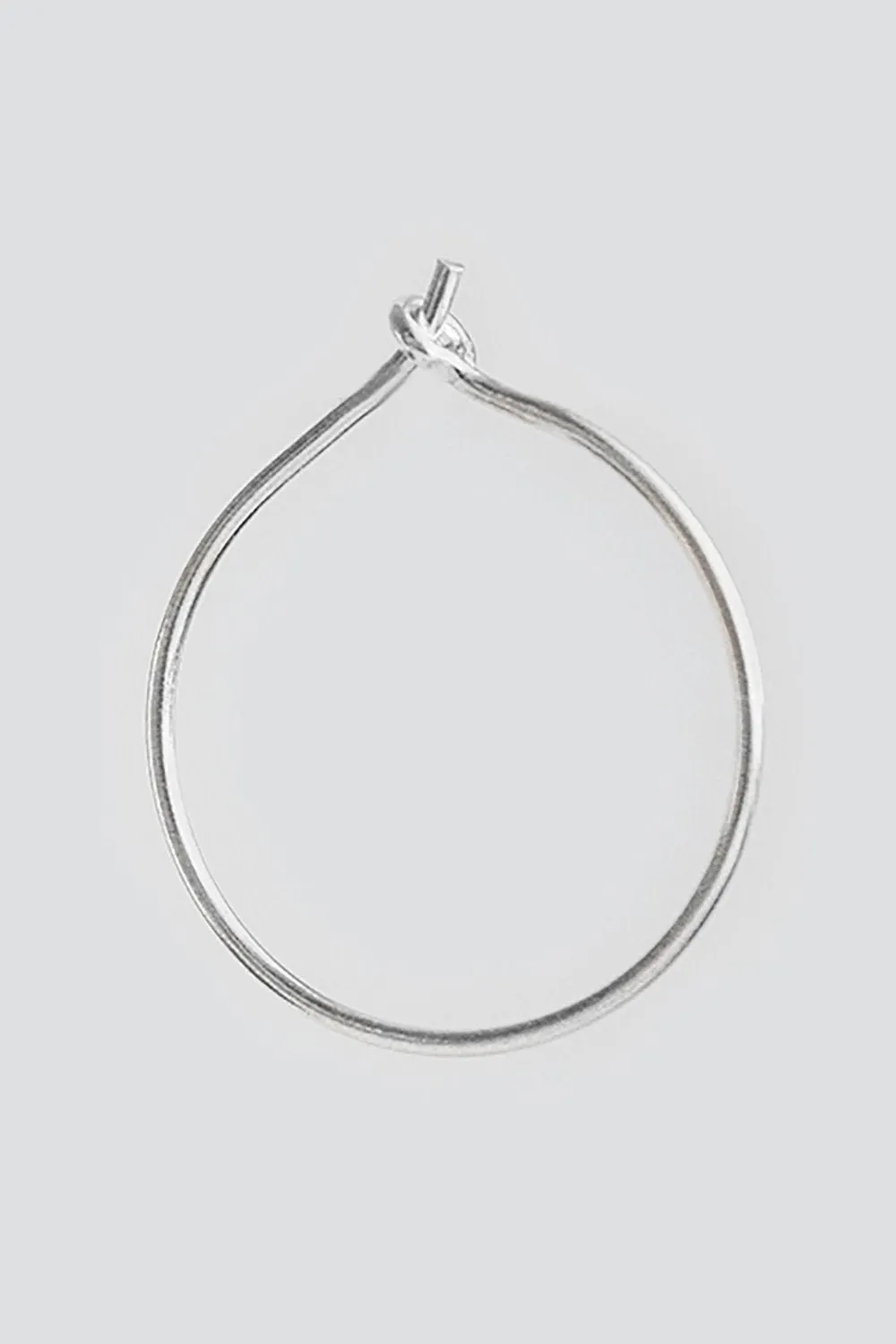 infinity earring hoop sterling silver <br> by Neinties