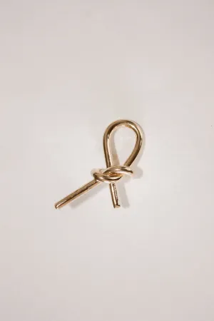 large knot earring gold <br> by sunny afternoon