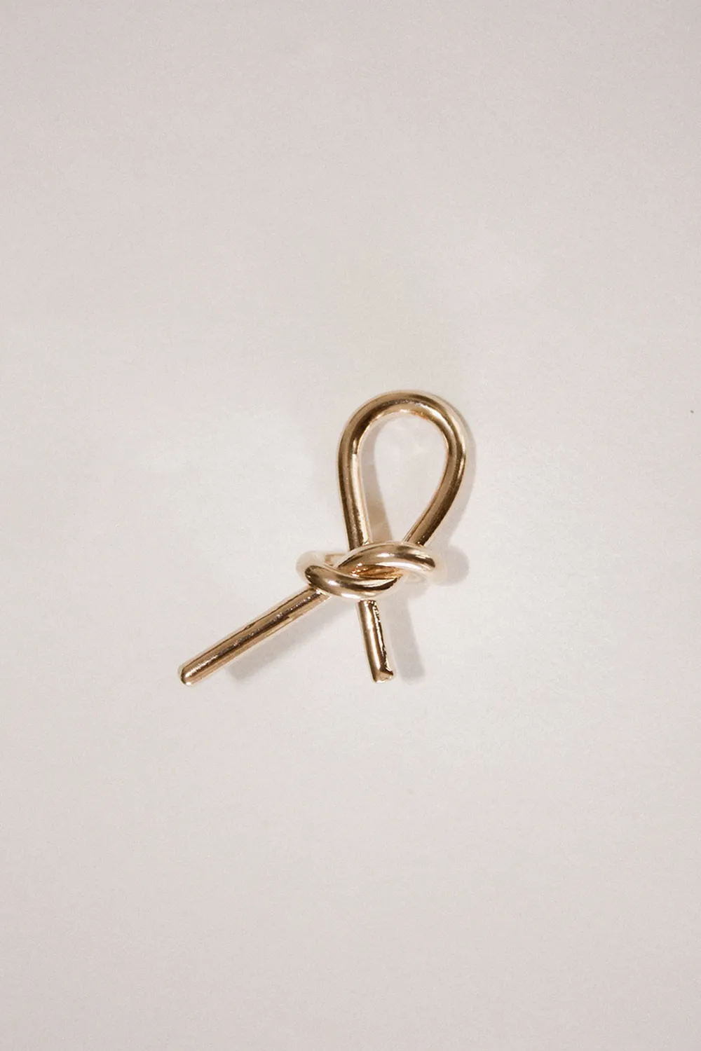 large knot earring gold <br> by sunny afternoon