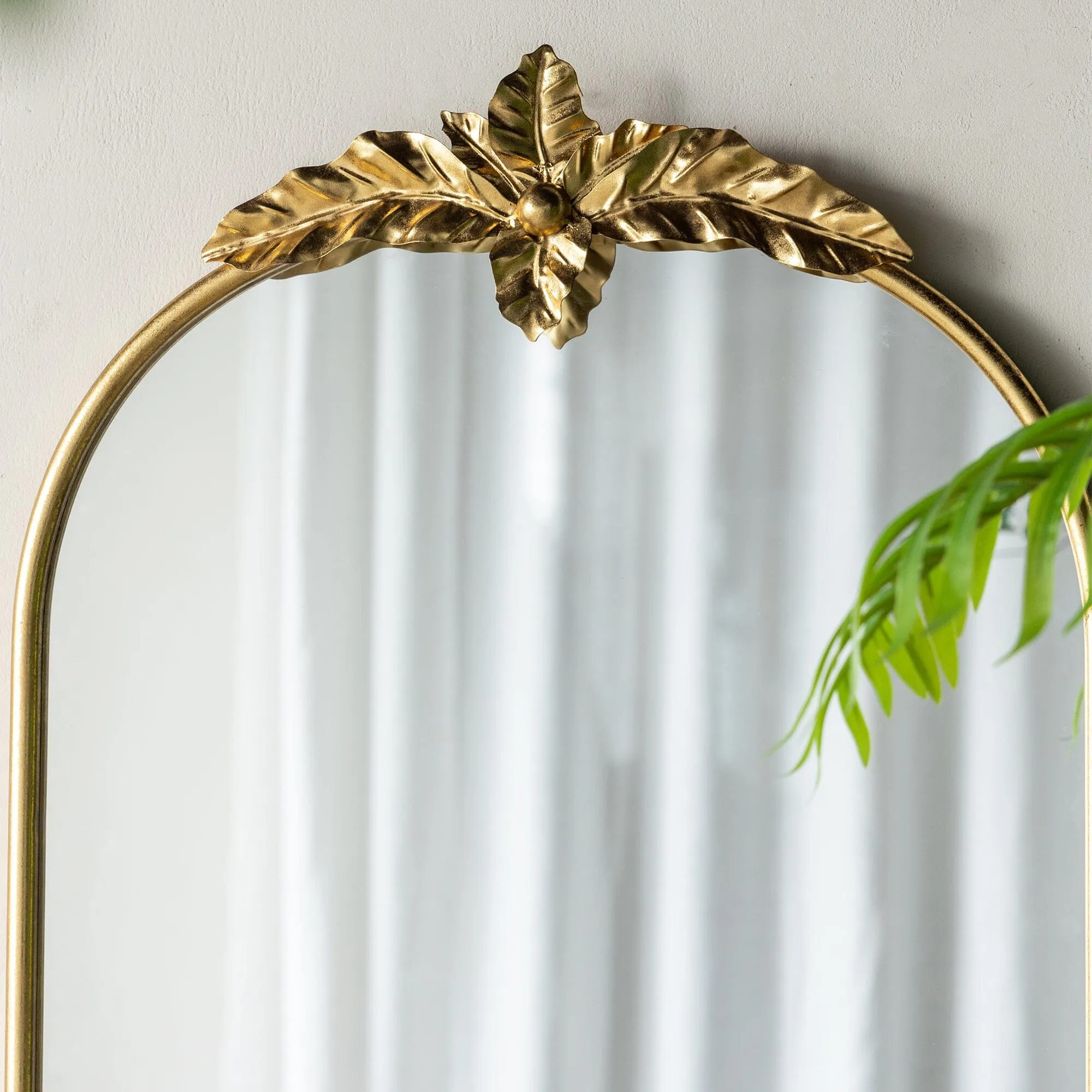 MARION TALL GOLD WALL MIRROR