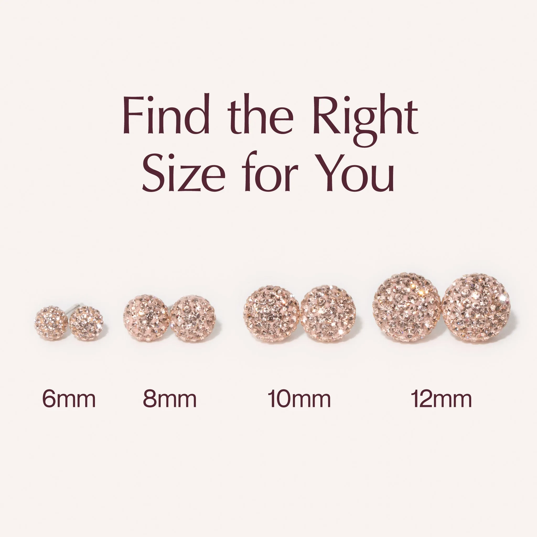 Medium Sparkle Ball™ Stud Earrings