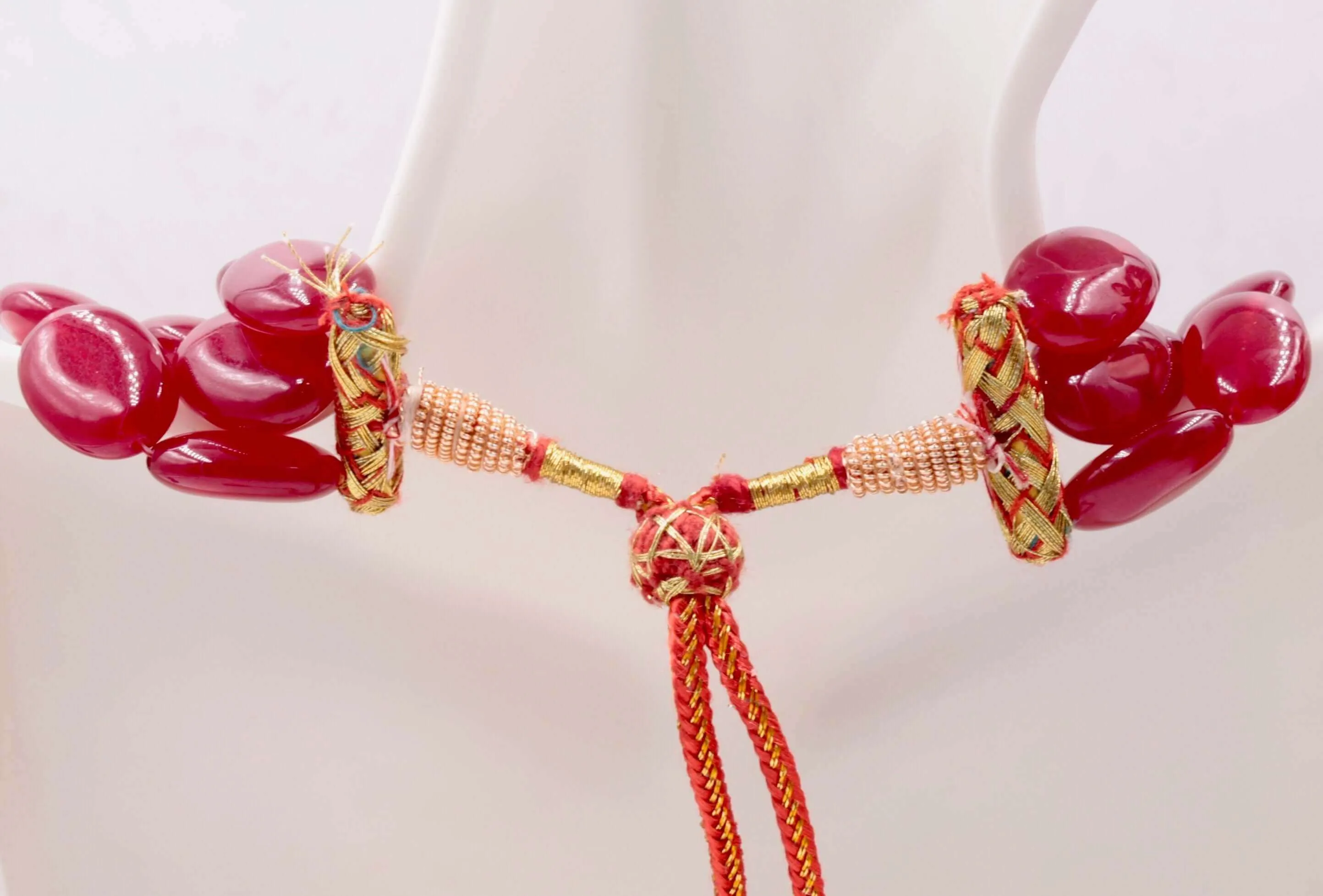 Natural Ruby Quartz Necklace Red Quartz Necklace Ruby Red Quartz Beads Red Quartz Gemstone Ruby Quartz Necklace  SKU: 114345,114346