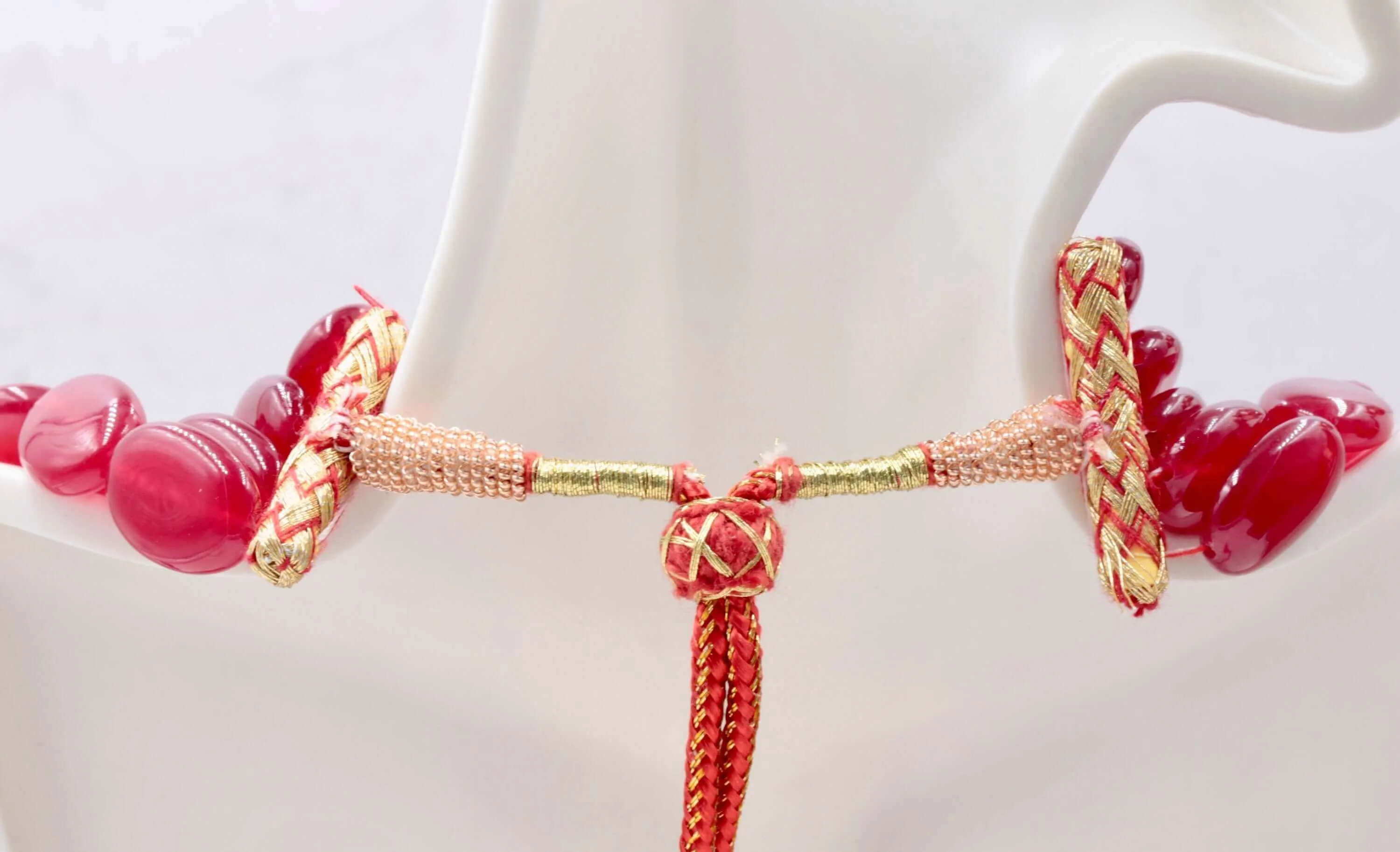 Natural Ruby Quartz Necklace Red Quartz Necklace Ruby Red Quartz Beads Red Quartz Gemstone Ruby Quartz Necklace  SKU: 114345,114346