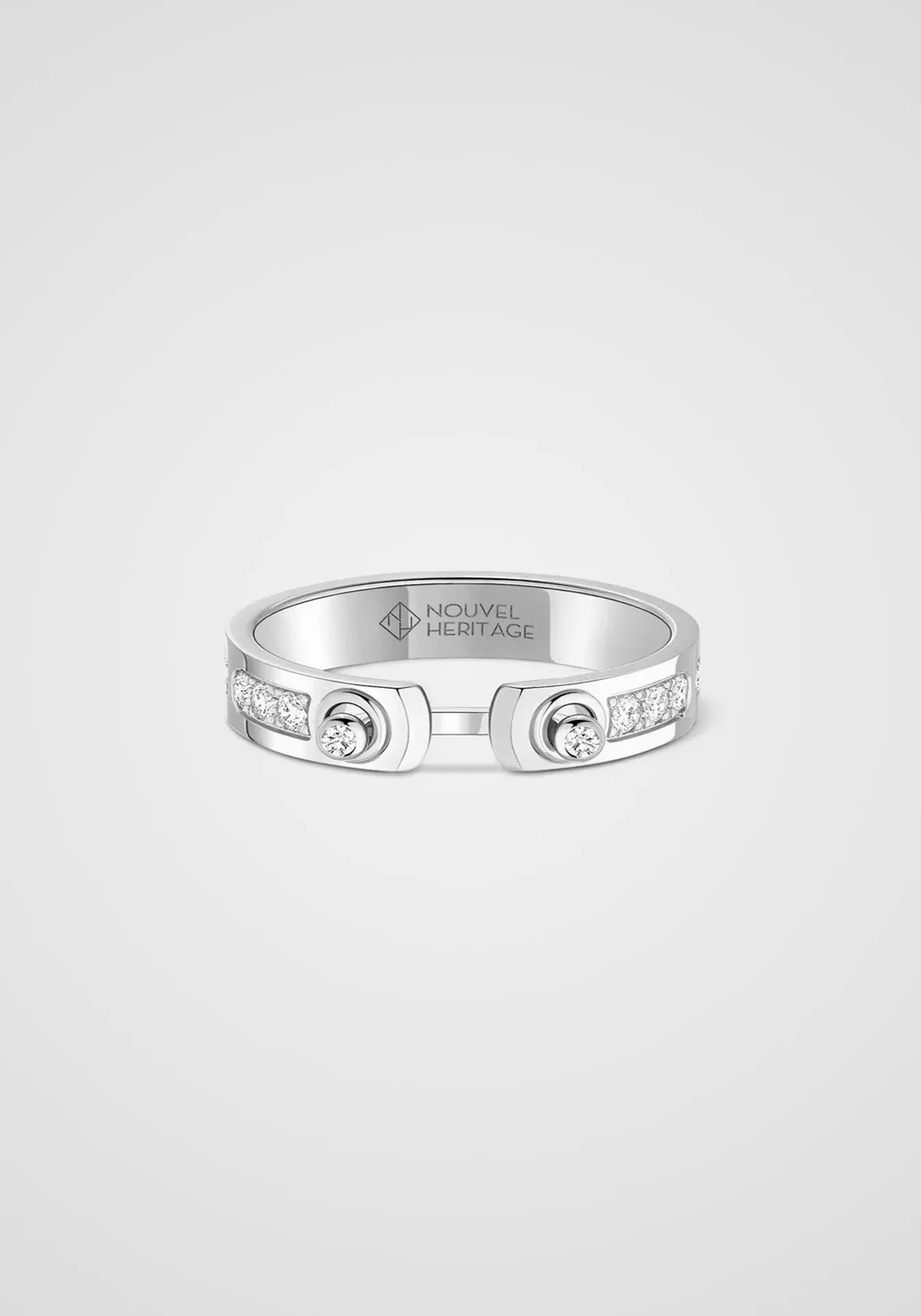 Tuxedo Mood, 18k White Gold   Diamond Ring